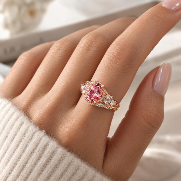 Rosabelle Pink Bloom Ring