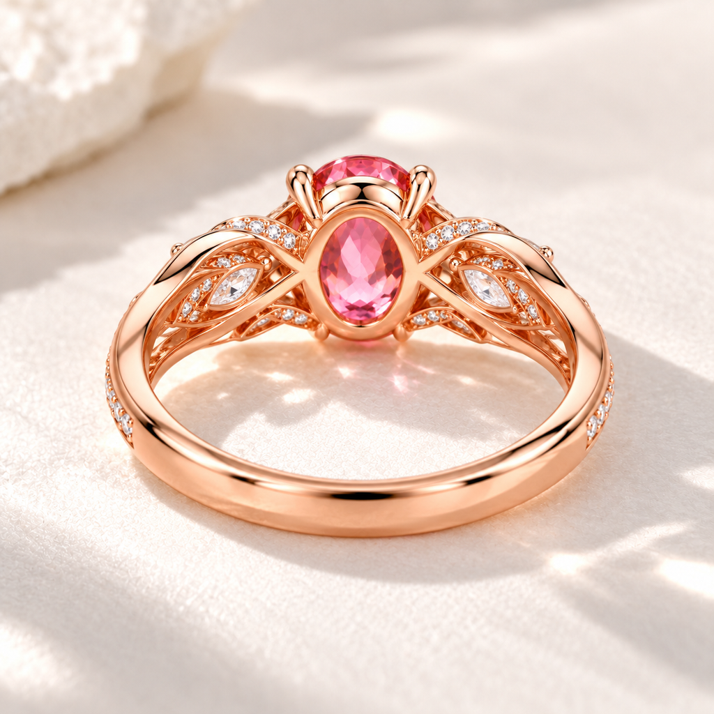 Rosabelle Pink Bloom Ring